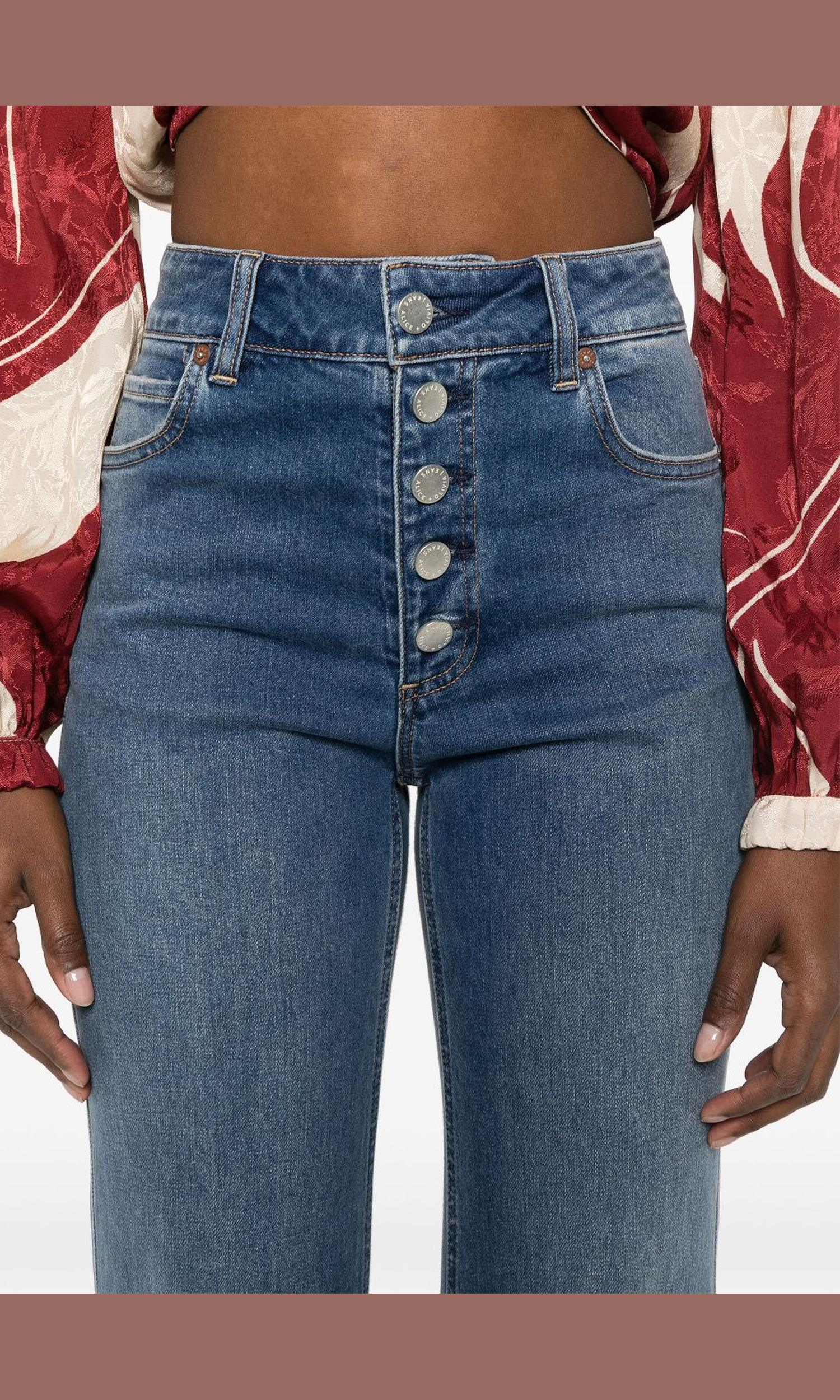Alice + Olivia Blue Jeans Glam Steals