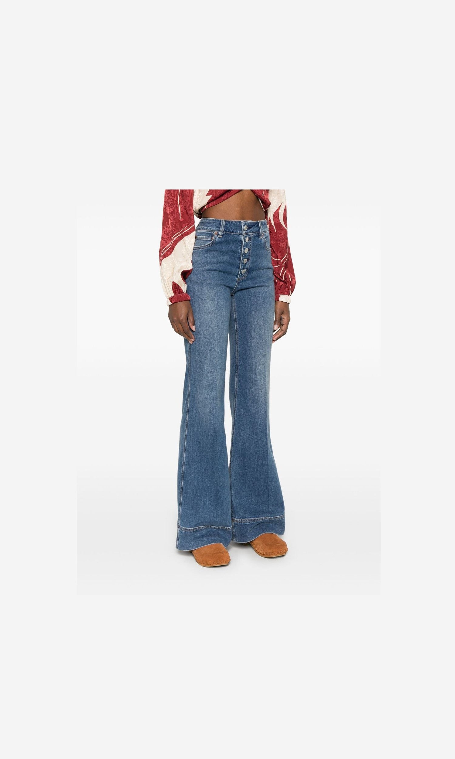 Alice + Olivia Blue Jeans Glam Steals