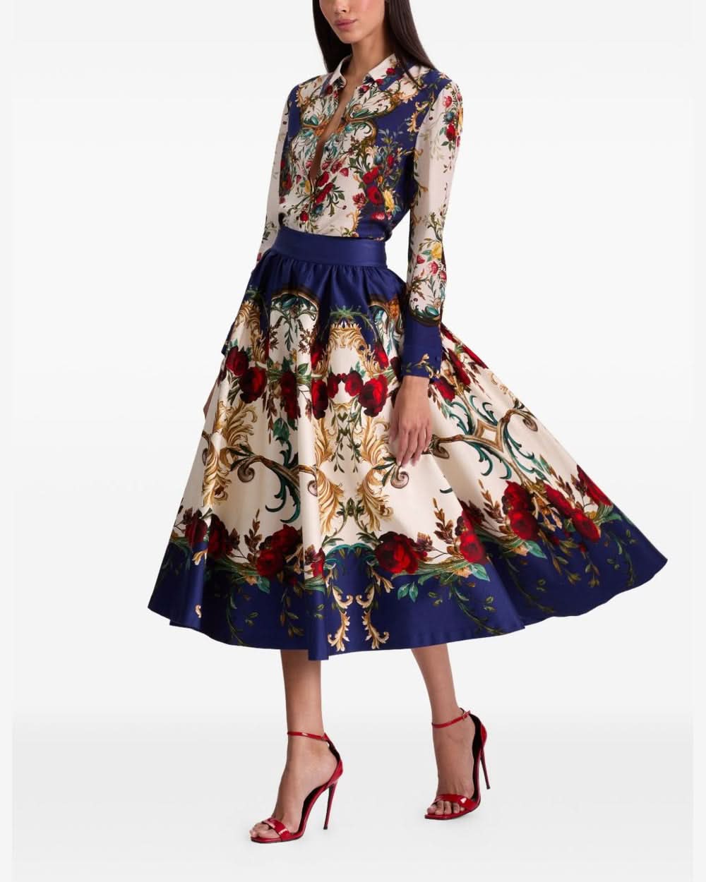 Alice + Olivia Blue Skirt Skirts