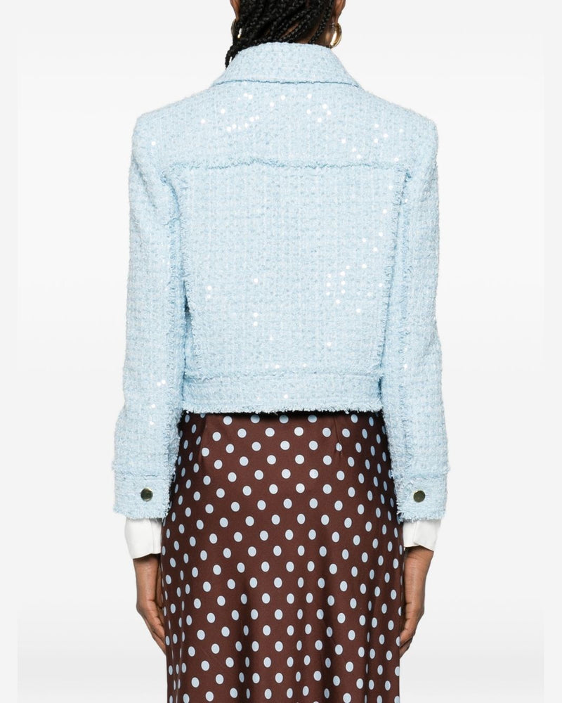 Alice + Olivia Clear Blue Coat Jackets
