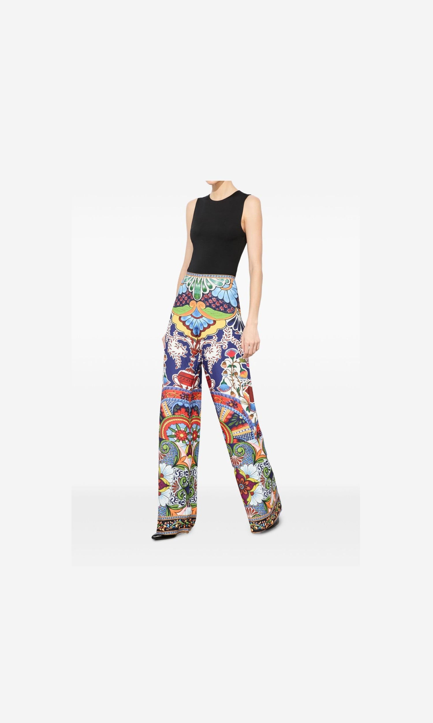 Alice + Olivia Printed Trouser Glam Steals