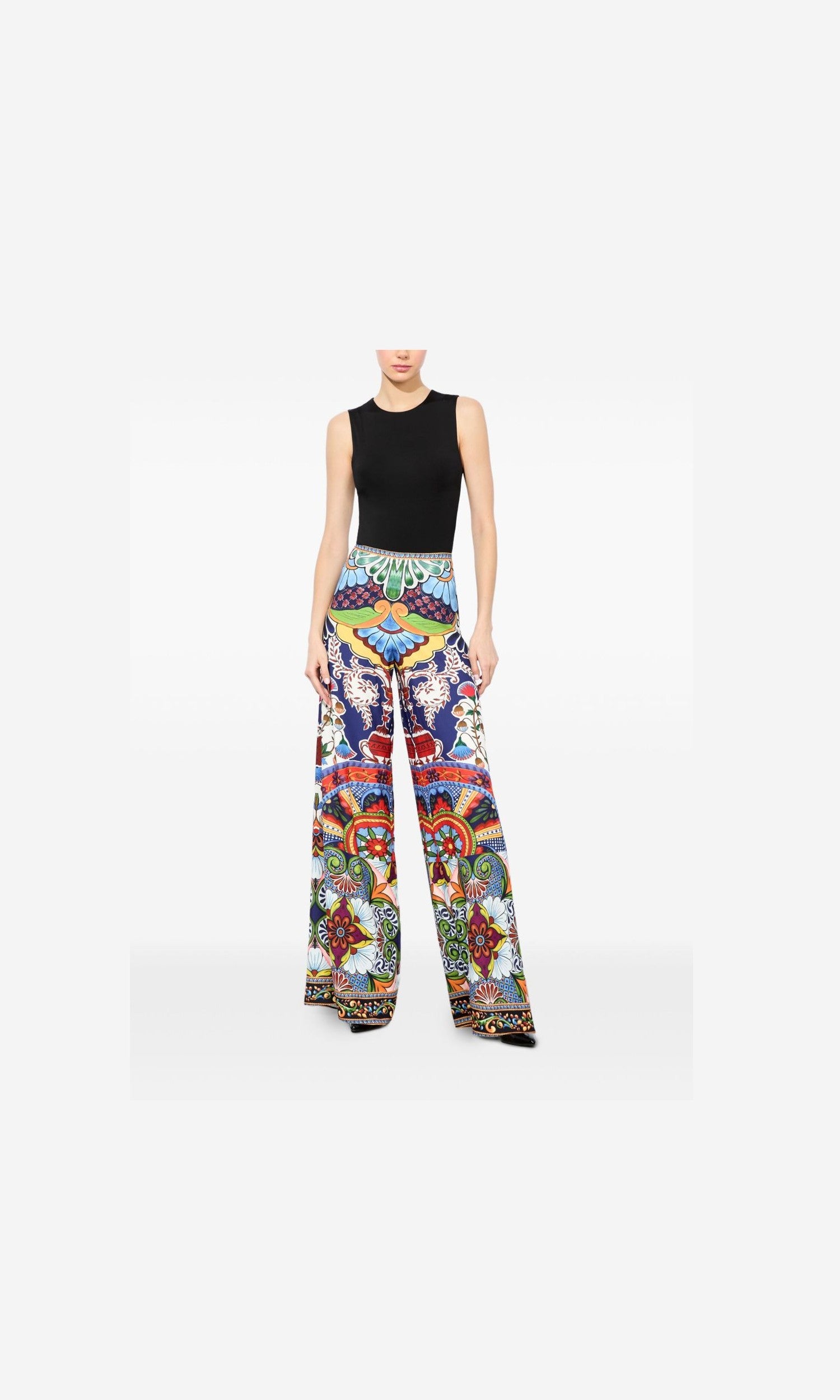 Alice + Olivia Printed Trouser Glam Steals