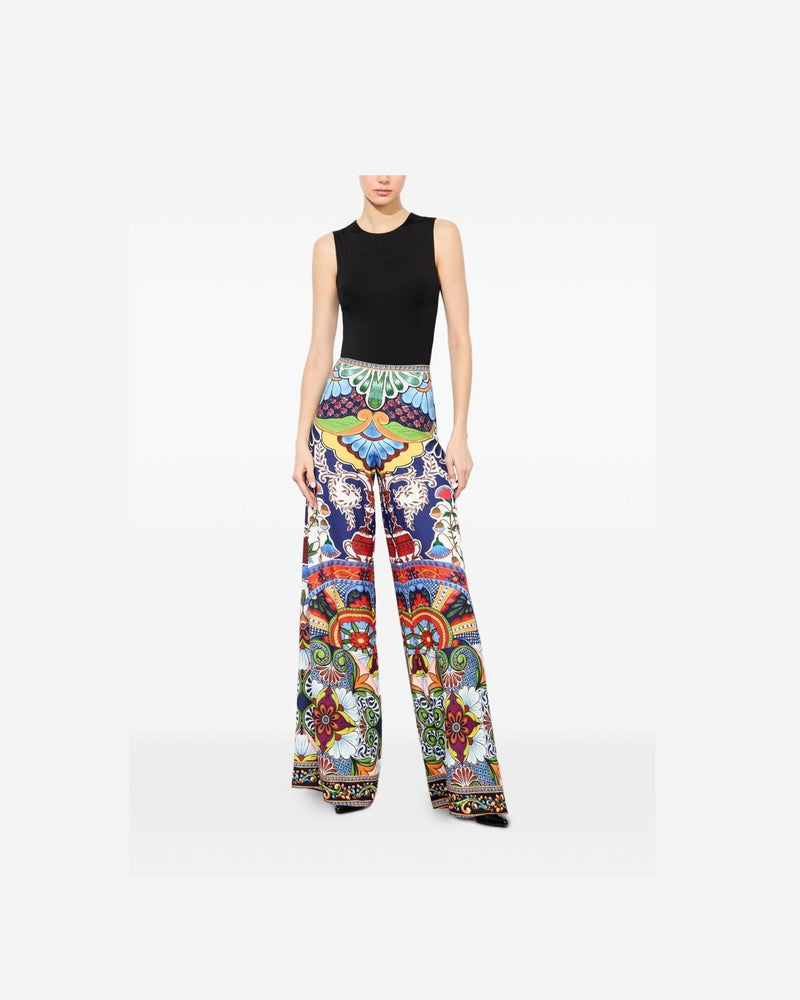 Alice + Olivia Printed Trouser Glam Steals