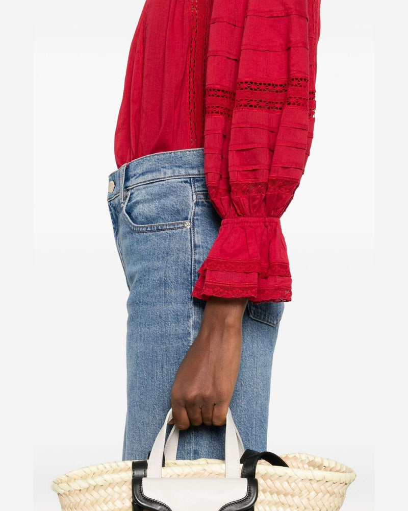 Alice + Olivia Red Shirt Glam Steals