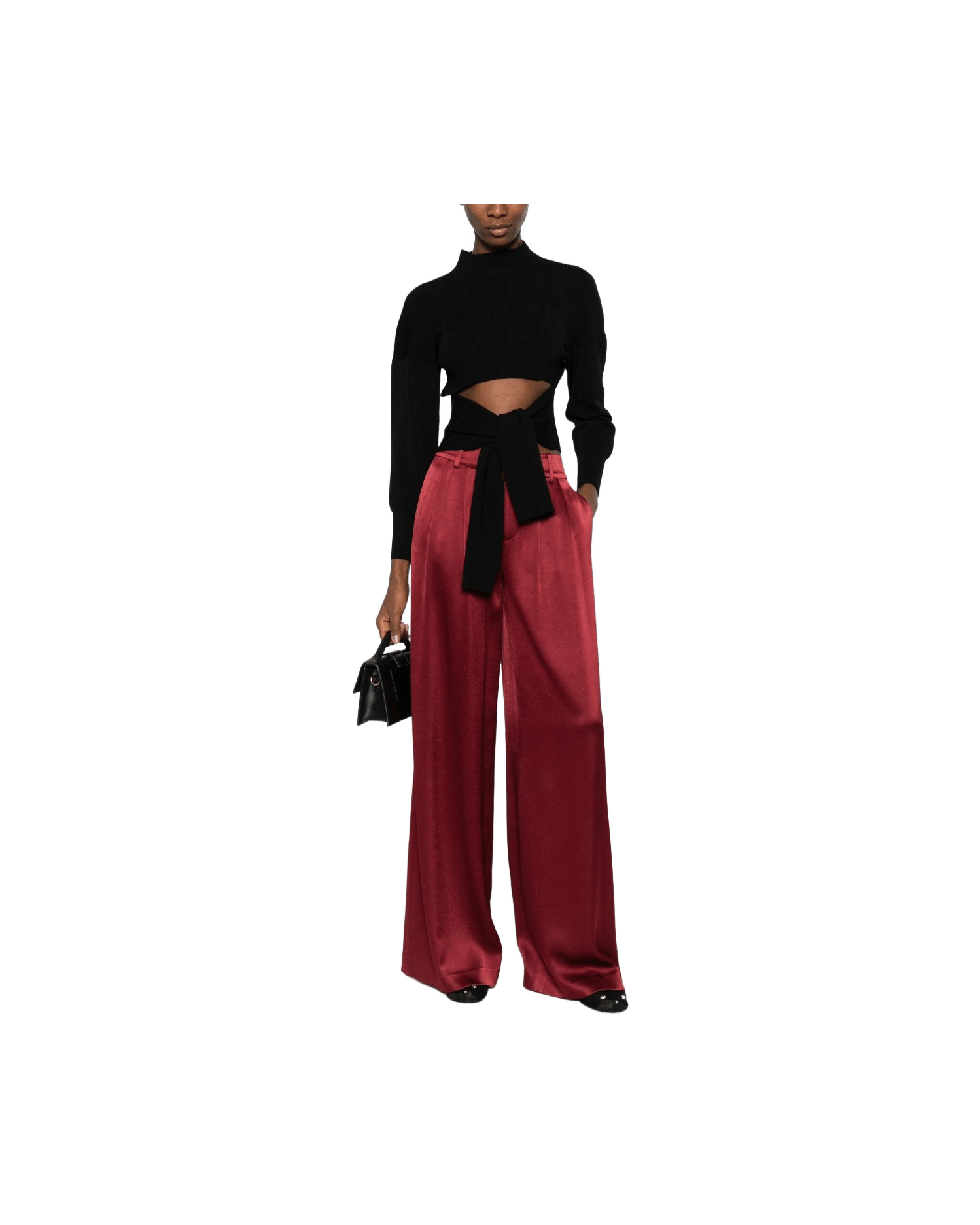 Alice + Olivia Trouser Bordeaux Glam Steals