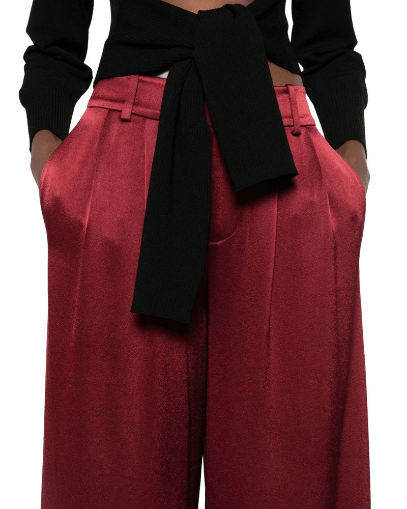 Alice + Olivia Trouser Bordeaux Glam Steals