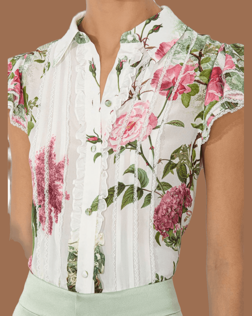 Alice + Olivia Shirt Multicolour Glam Steals