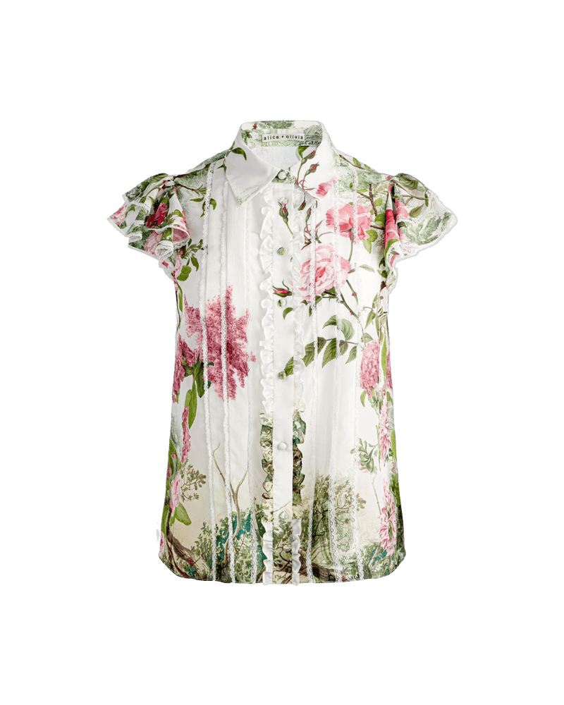 Alice + Olivia Multicolour Shirt Glam Steals