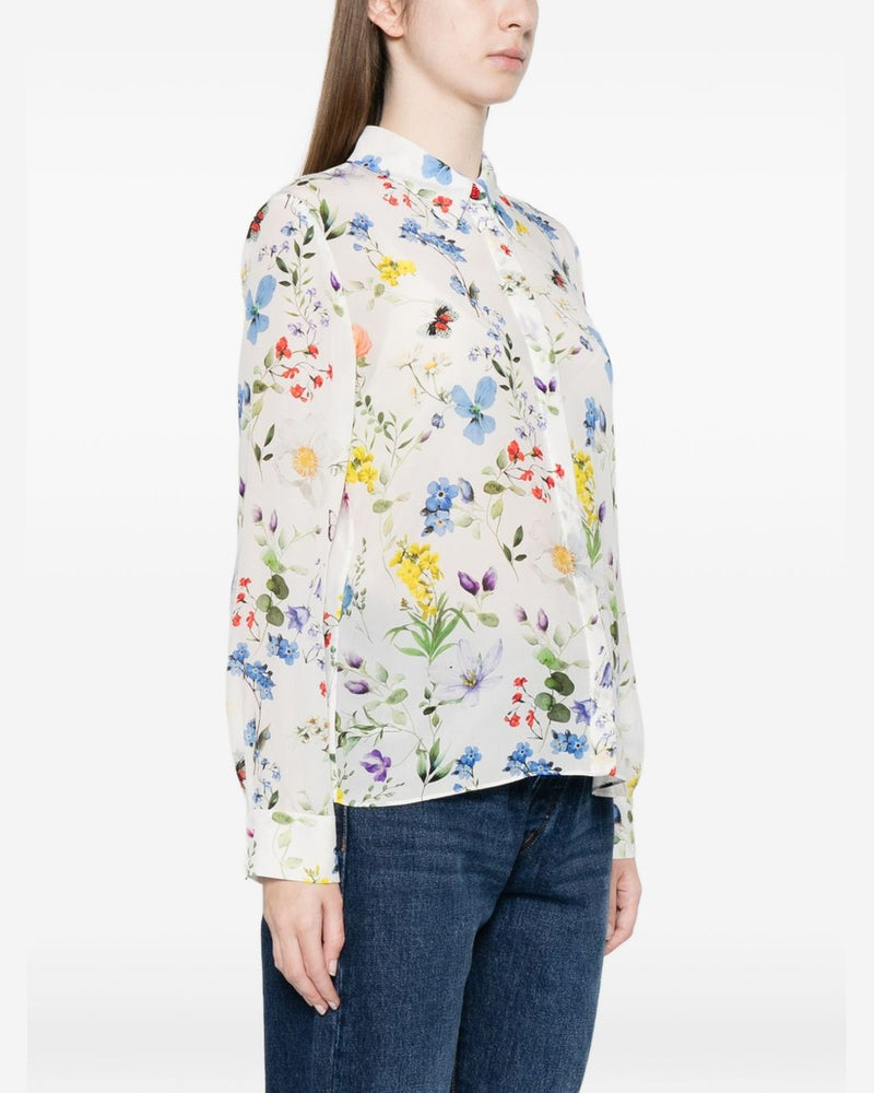 Alice + Olivia Willa Printed Blouse Glam Steals