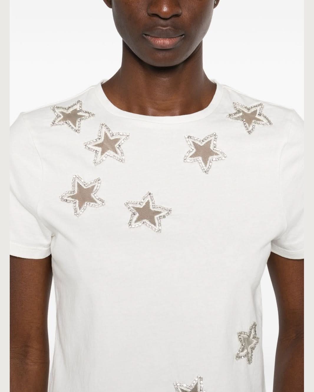 Alice + Olivia White Polo T-shirt Topwear