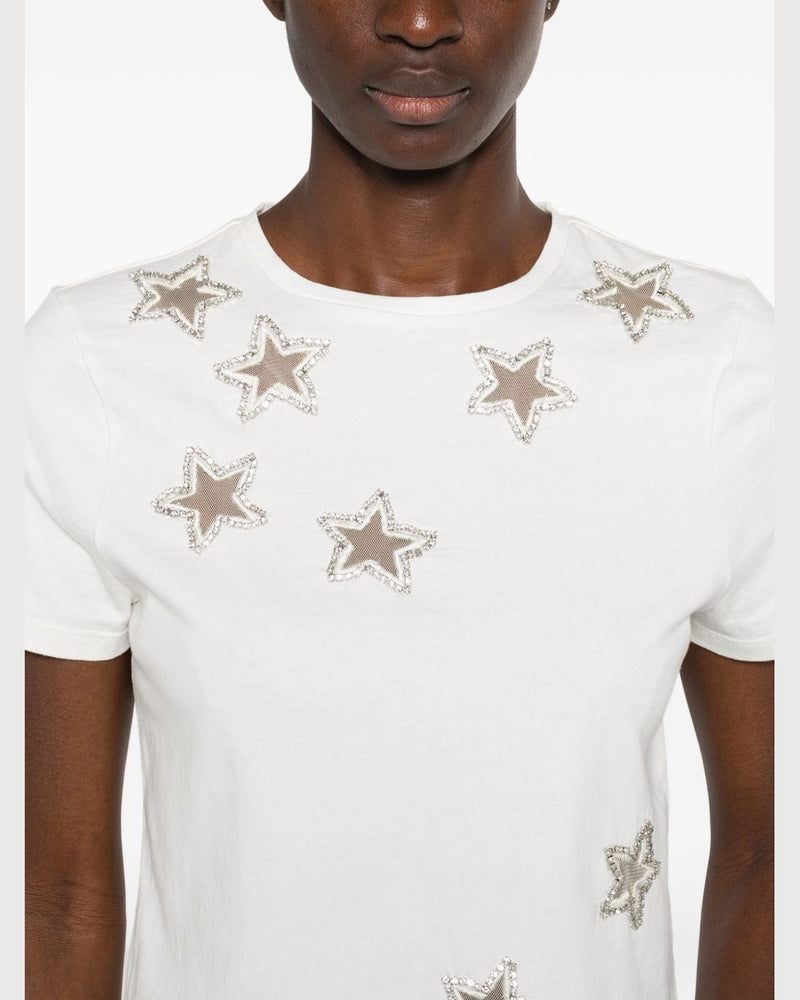 Alice + Olivia White Polo T-shirt Topwear