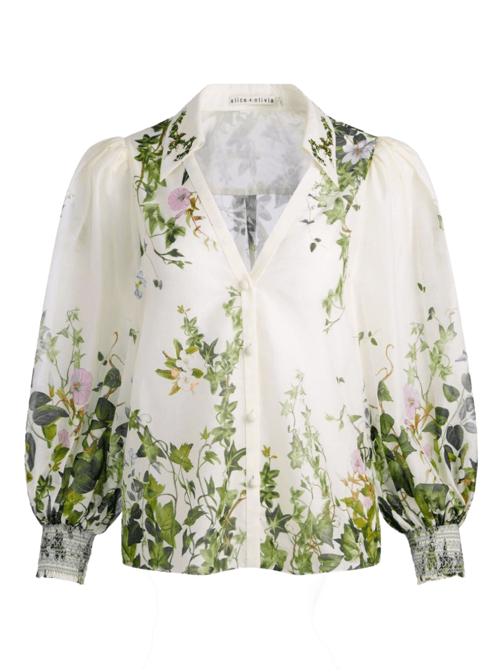 Alice + Olivia White Shirt Glam Steals