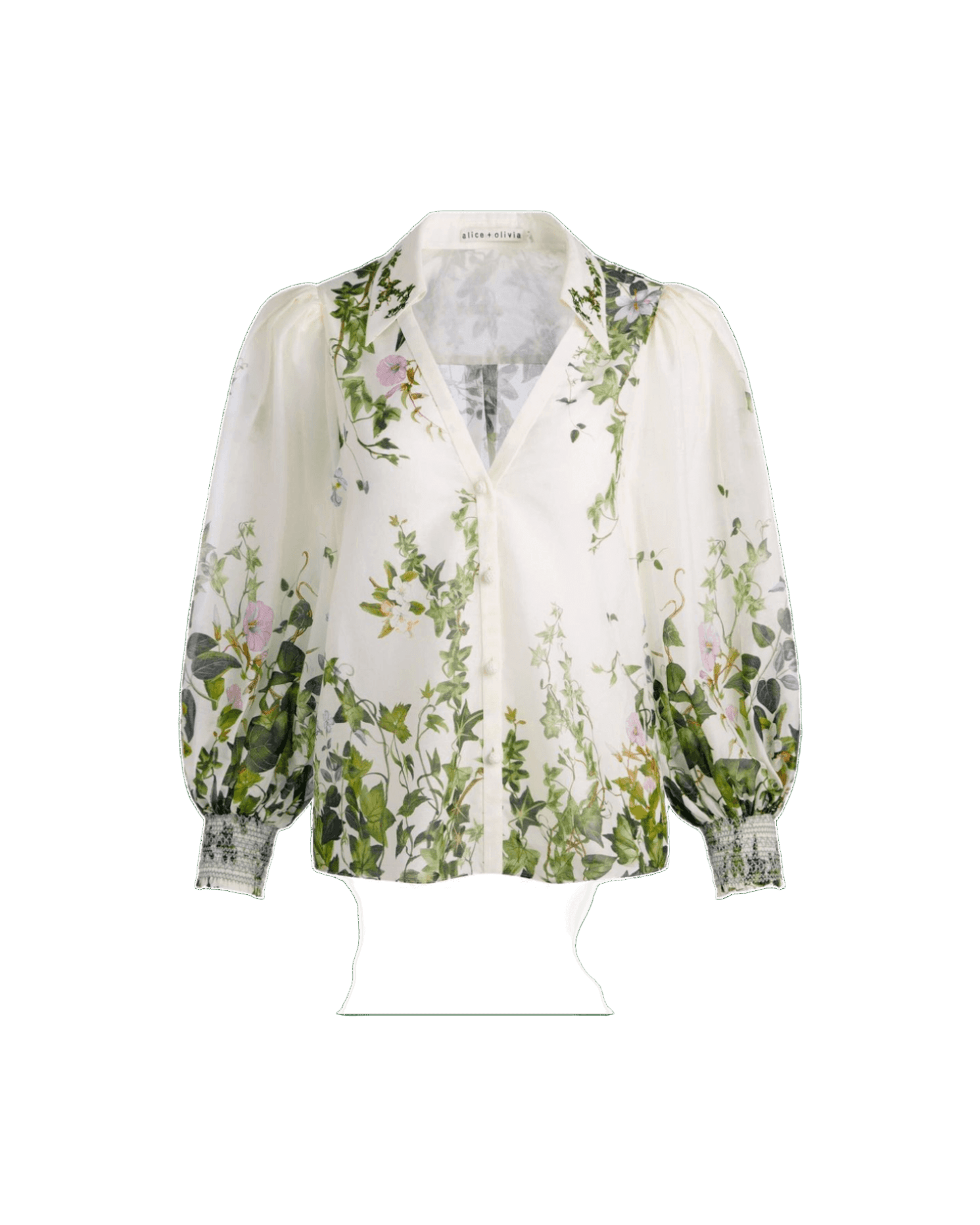 Alice + Olivia White Shirt Glam Steals