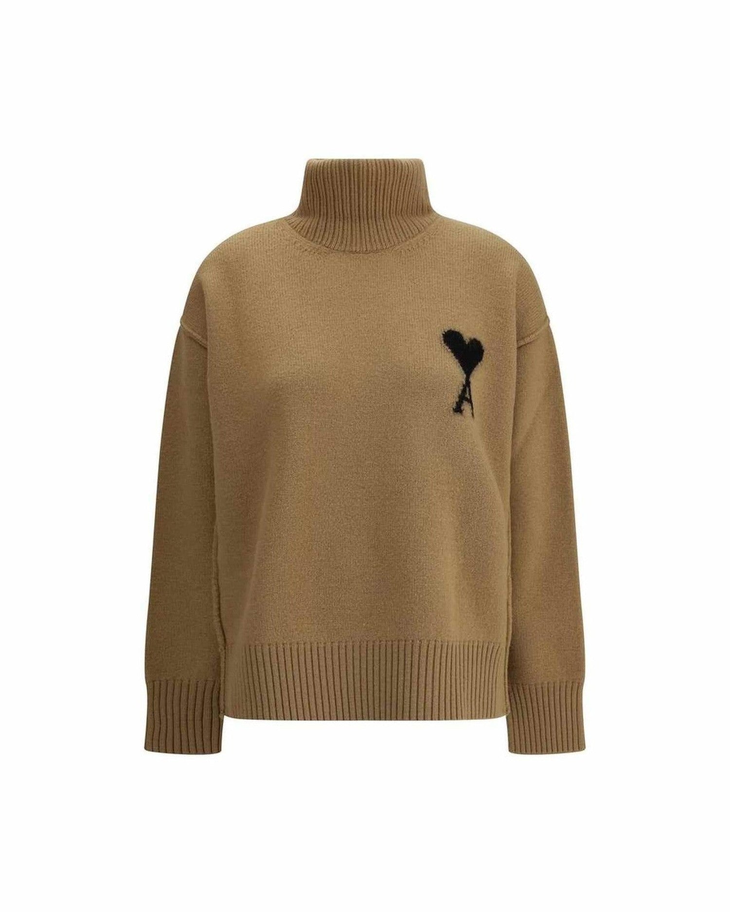 Ami Paris Ami De Coeur Turtleneck Sweater Glam Steals