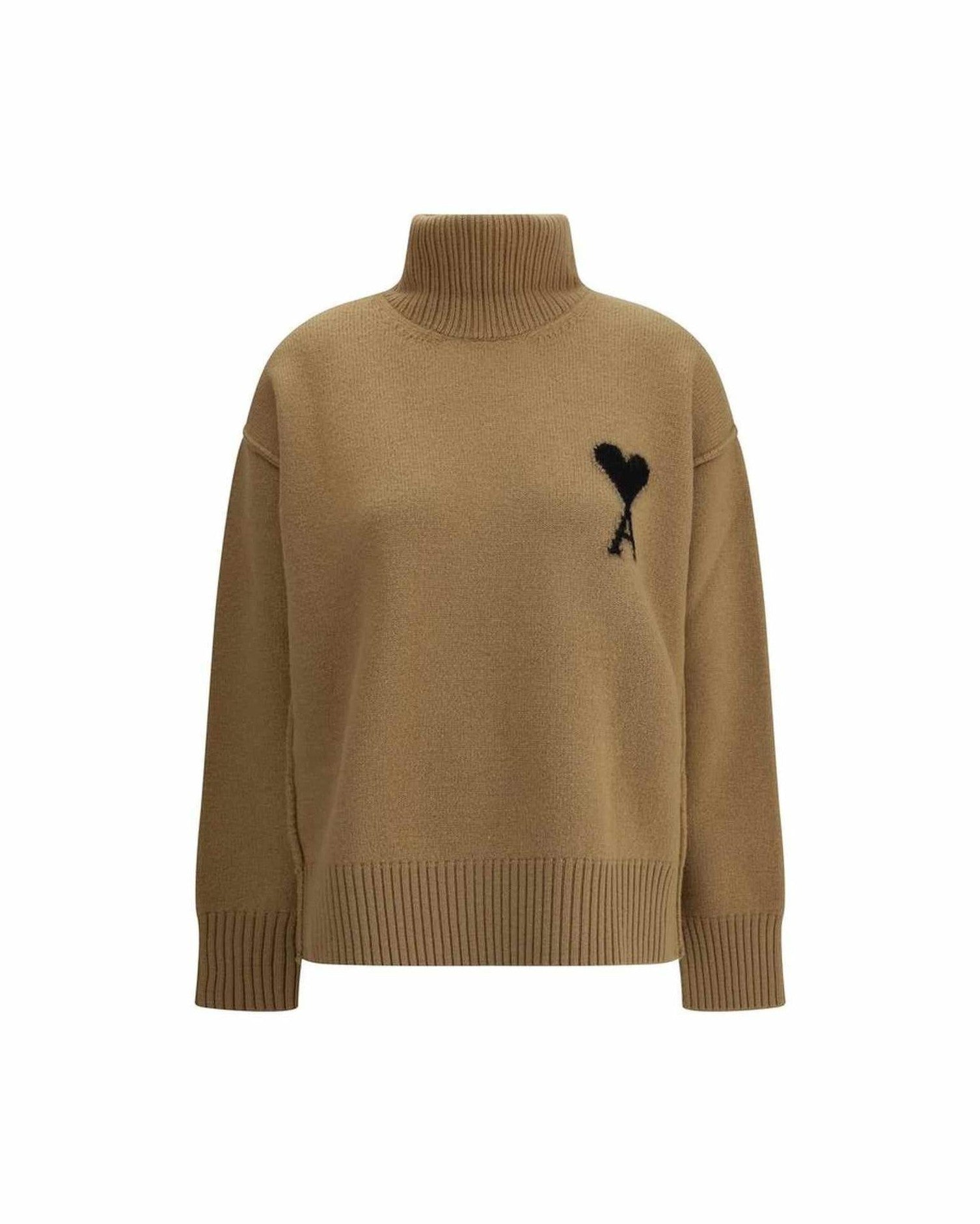 Ami Paris Ami De Coeur Turtleneck Sweater Glam Steals