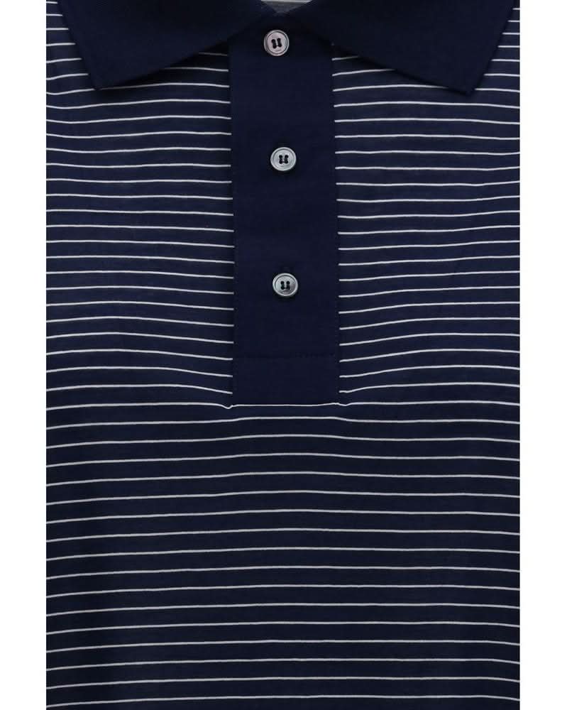 Ami Paris Blue Cotton Polo Shirt Glam Steals