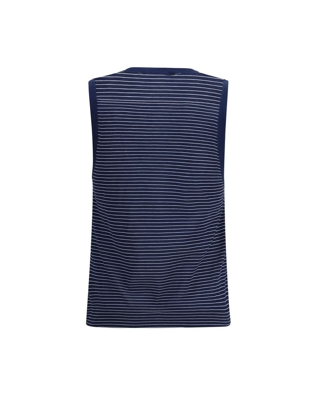 Ami Paris Blue Cotton Tank Top Glam Steals