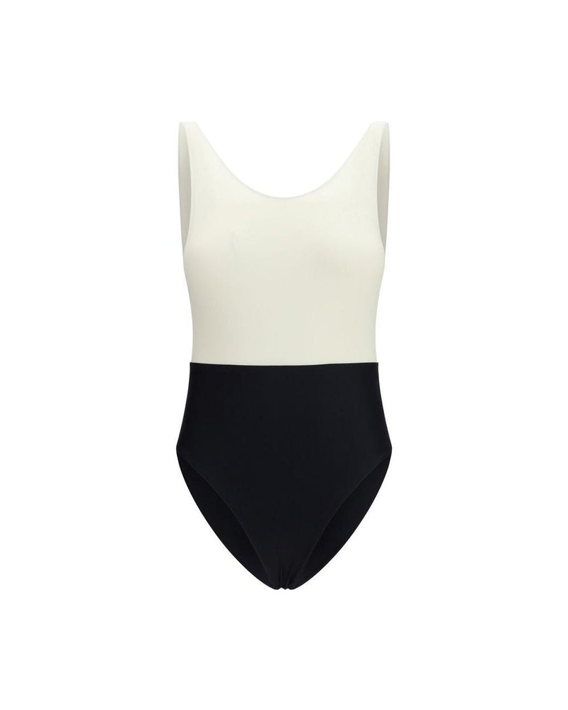 Ami Paris Polyamide One Piece Swimsuit 