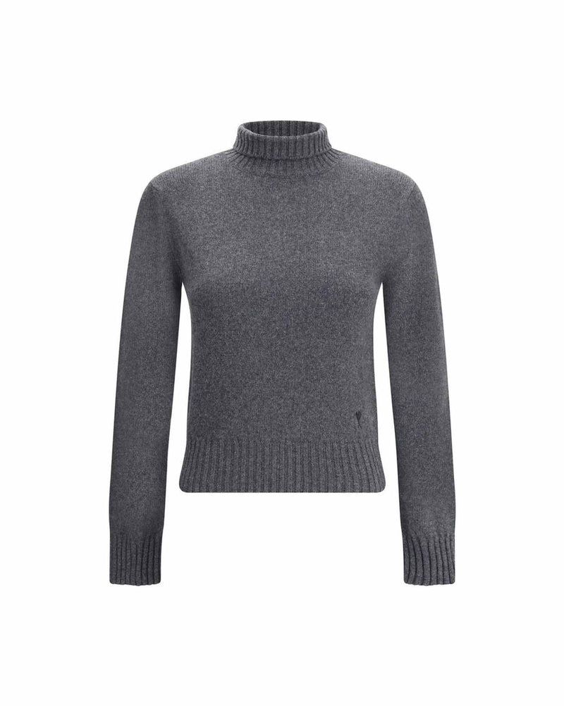 Ami Paris Pull Col Cheminee De Coeur Glam Steals