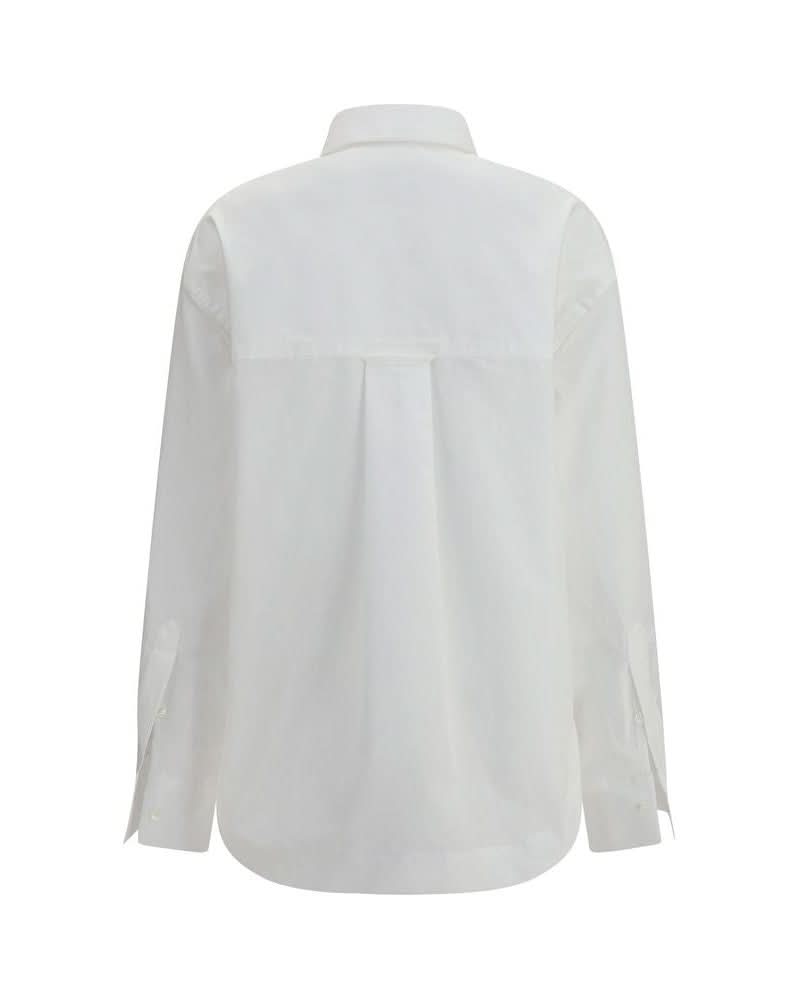 Ami Paris White Cotton Dress Shirt Glam Steals