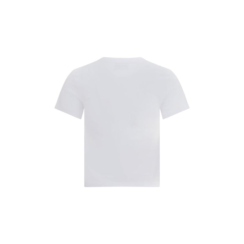 Ami Paris White Cotton T-shirt Glam Steals