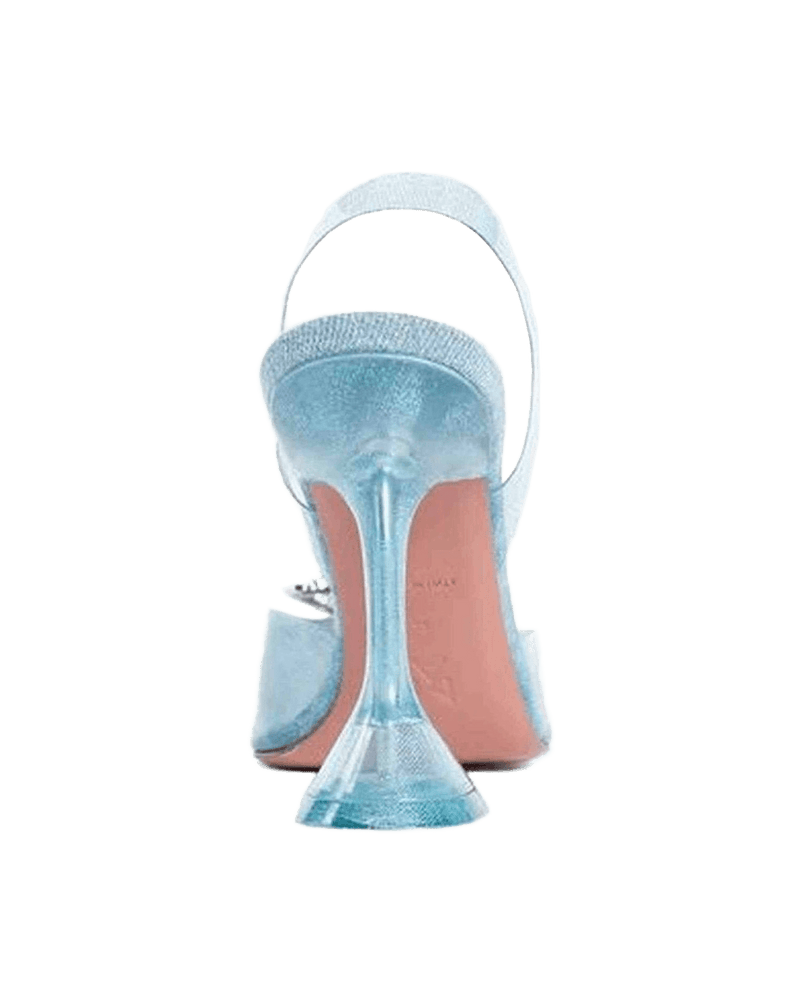 Amina Muaddi 95mm Rosie Glass Pumps Glam Steals