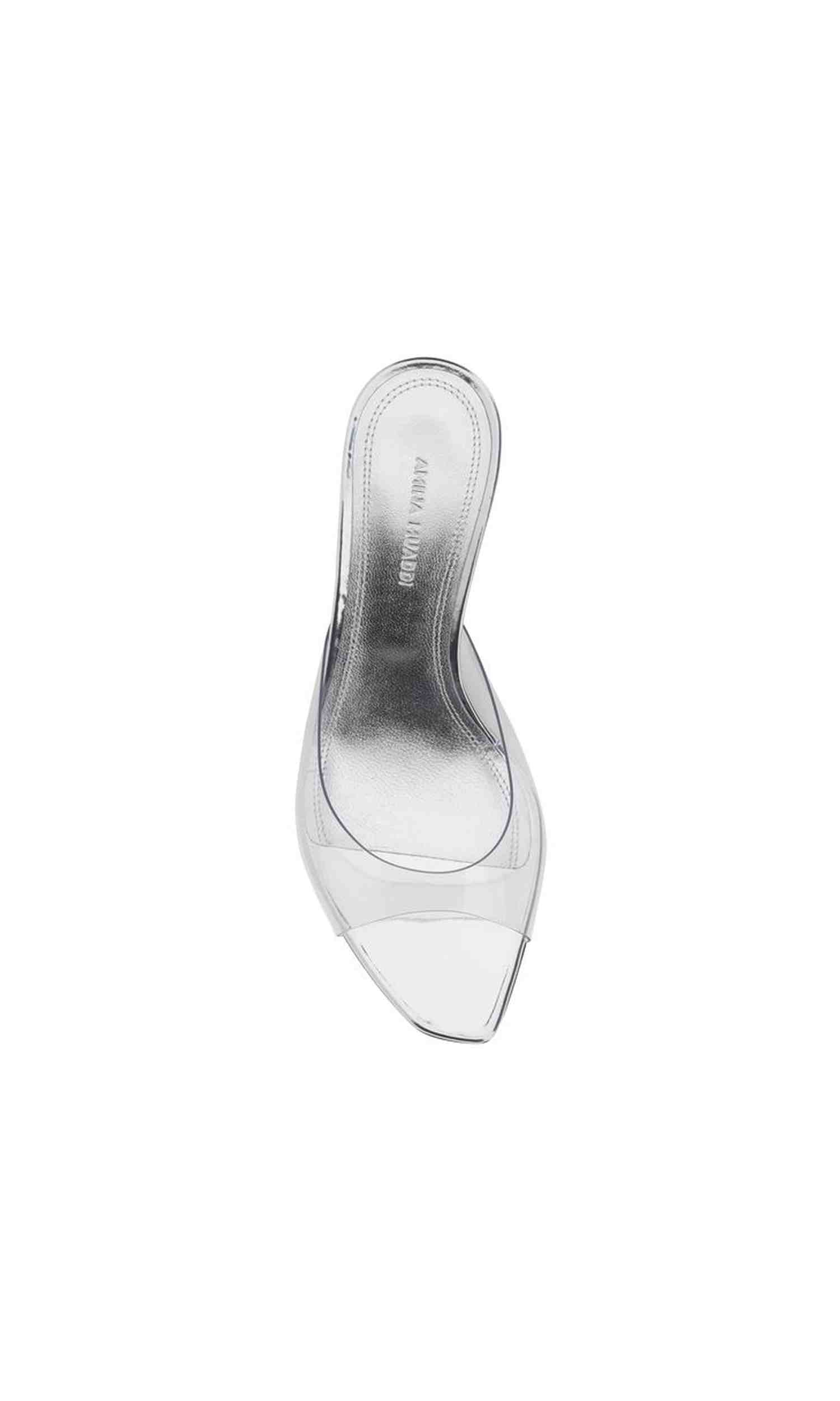 Amina Muaddi Alexa Slip-On Sandals Glam Steals