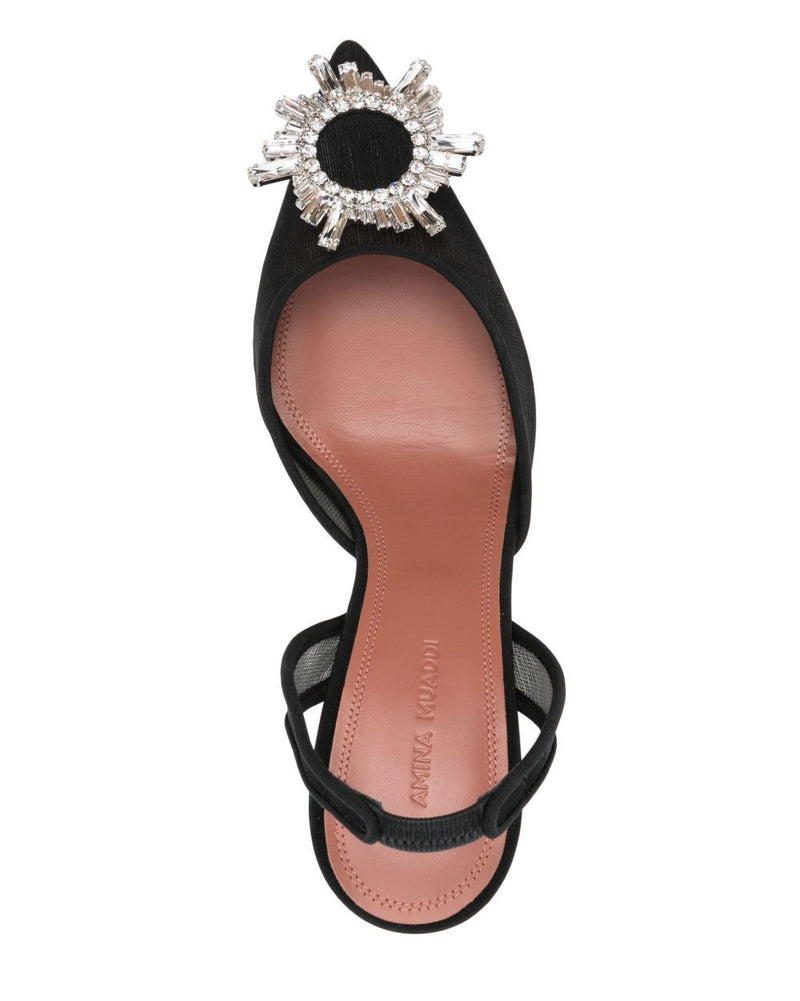 Amina Muaddi Black Heel Glam Steals