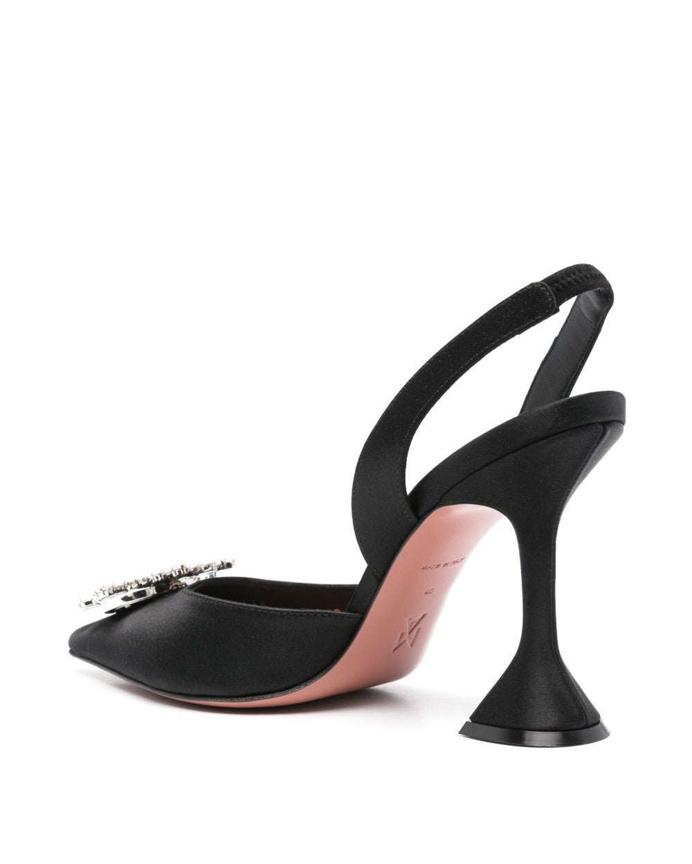 Amina Muaddi Black Heel Glam Steals