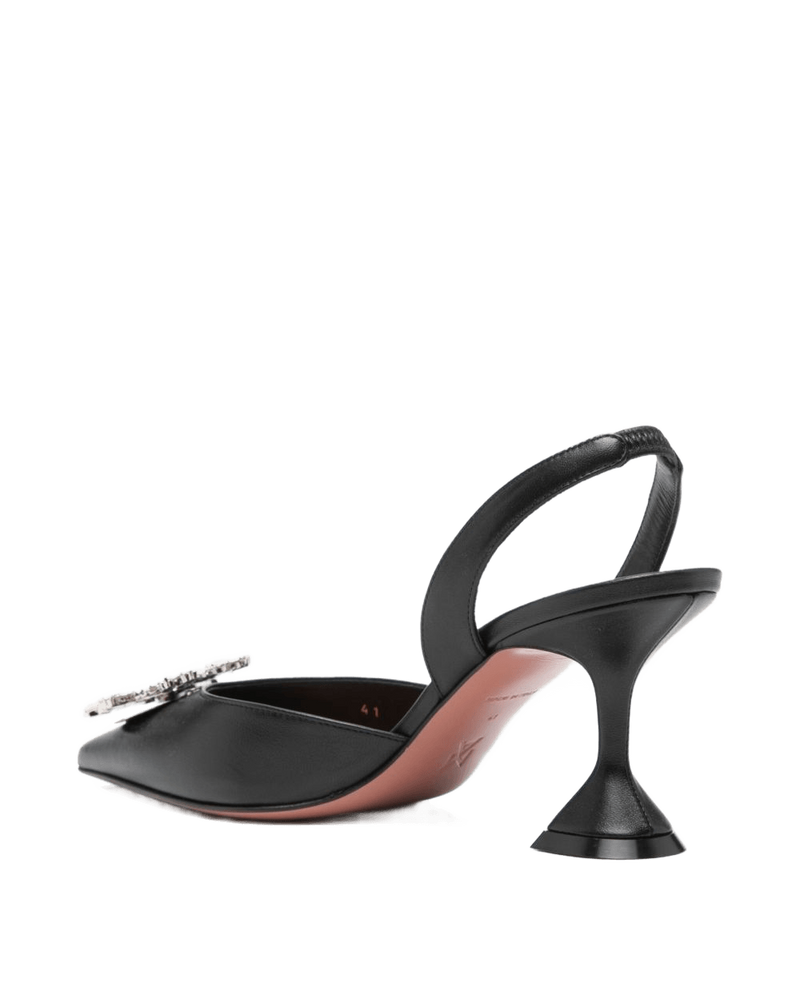 Amina Muaddi Black Heel Glam Steals