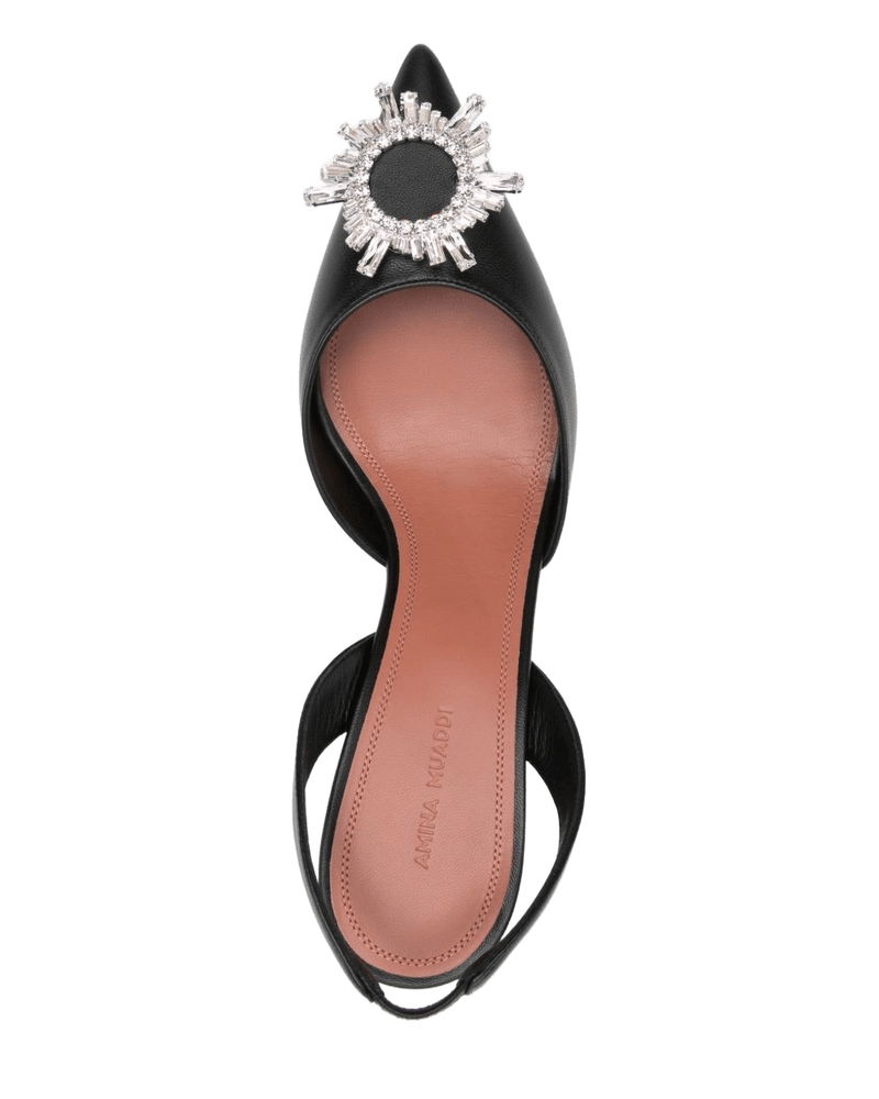 Amina Muaddi Black Heel Glam Steals