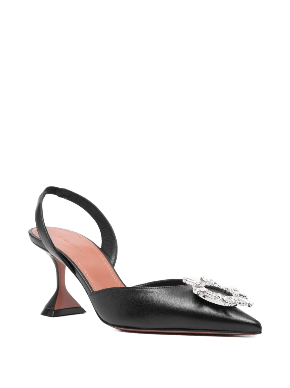 Amina Muaddi Black Heel Glam Steals