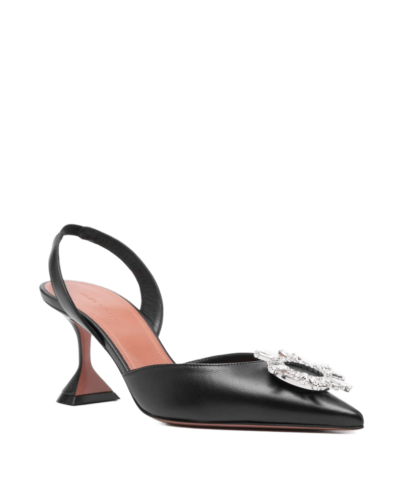 Amina Muaddi Black Heel Glam Steals