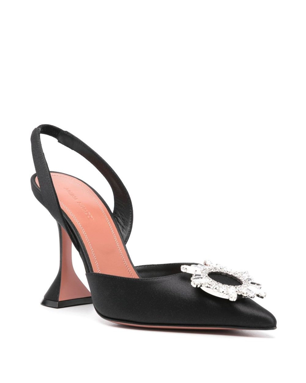 Amina Muaddi Black Heel Glam Steals