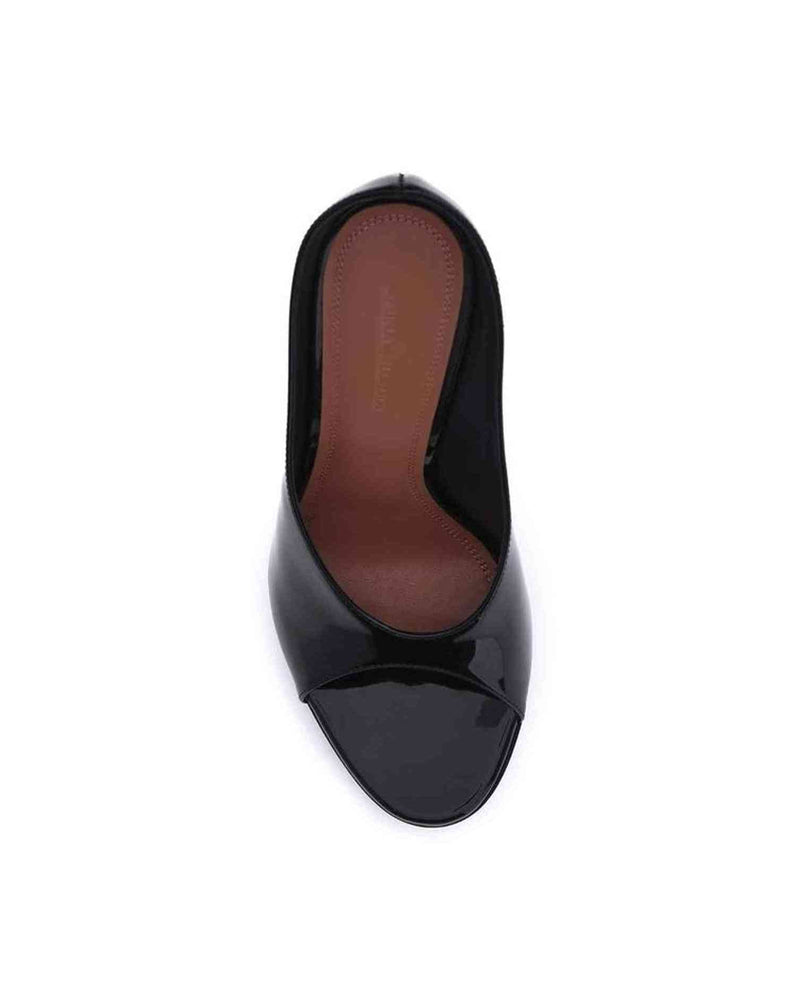 Amina Muaddi Leather Anok Sandals Glam Steals