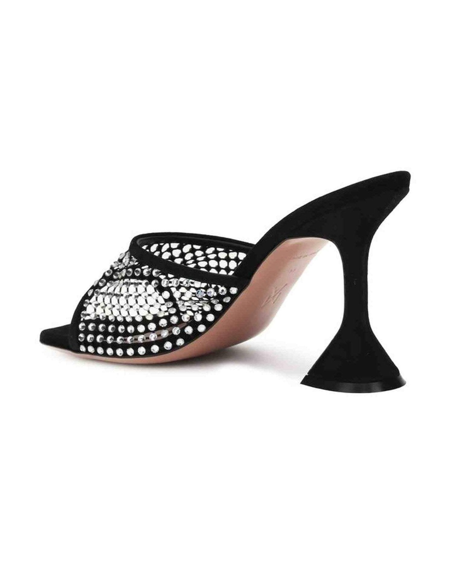 Amina Muaddi Lupita Crystal Sandals Glam Steals