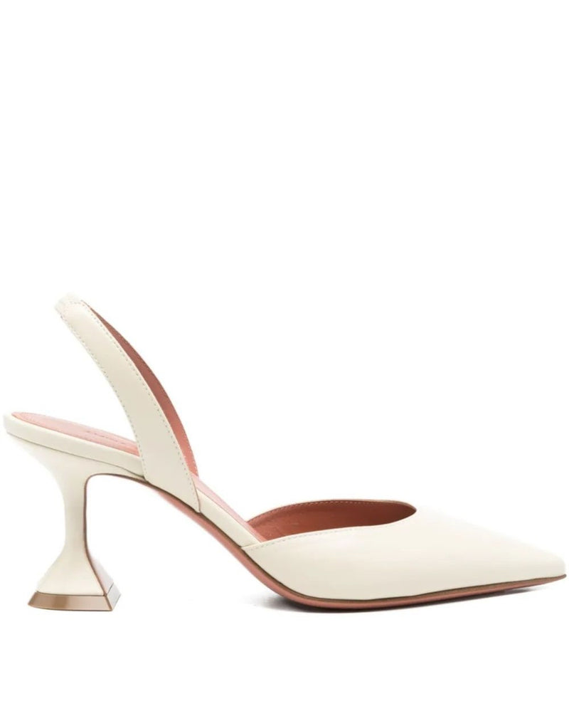 Amina Muaddi White with Heel Glam Steals