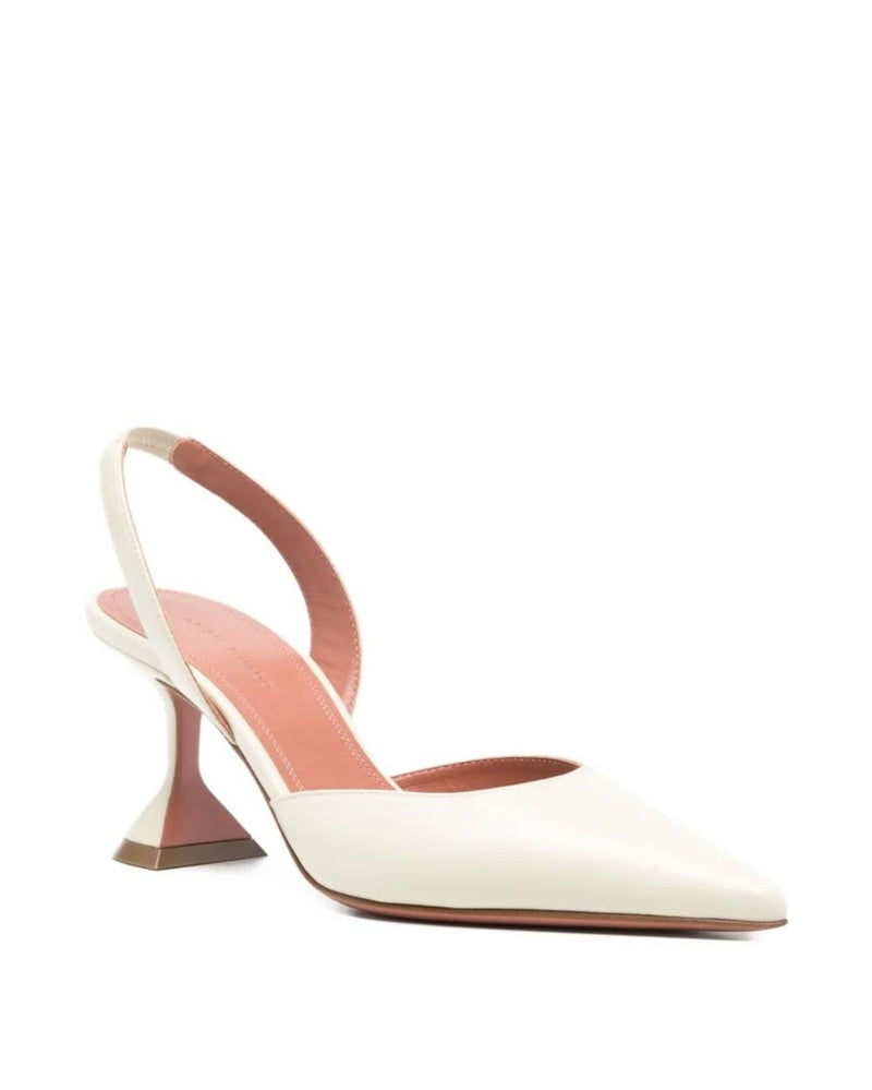 Amina Muaddi White with Heel Glam Steals