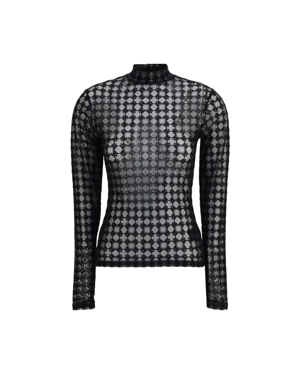 Amiri Black Polyester Top Glam Steals