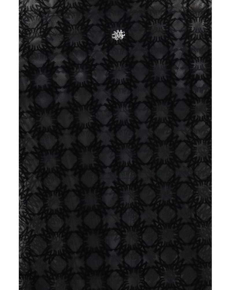 Amiri Black Polyester Top Glam Steals