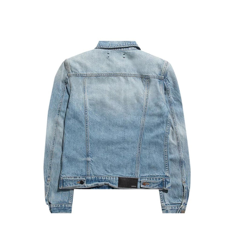 Amiri Blue Cotton Denim Jacket Glam Steals
