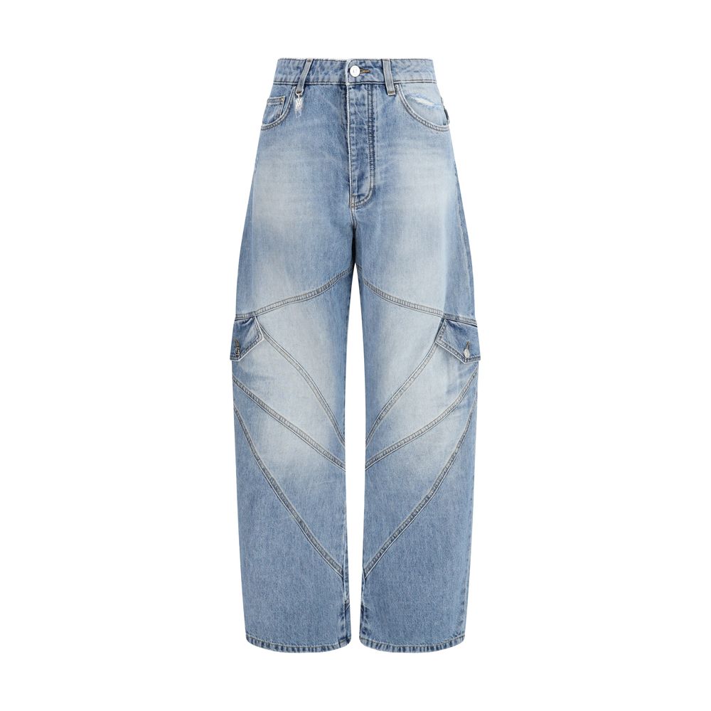 Amiri Blue Cotton Jeans Denim Glam Steals
