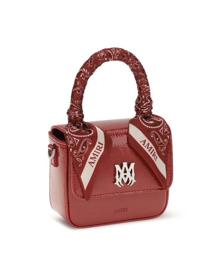 Amiri Red Calf Leather Bos Taurus Shoulder Bag Glam Steals