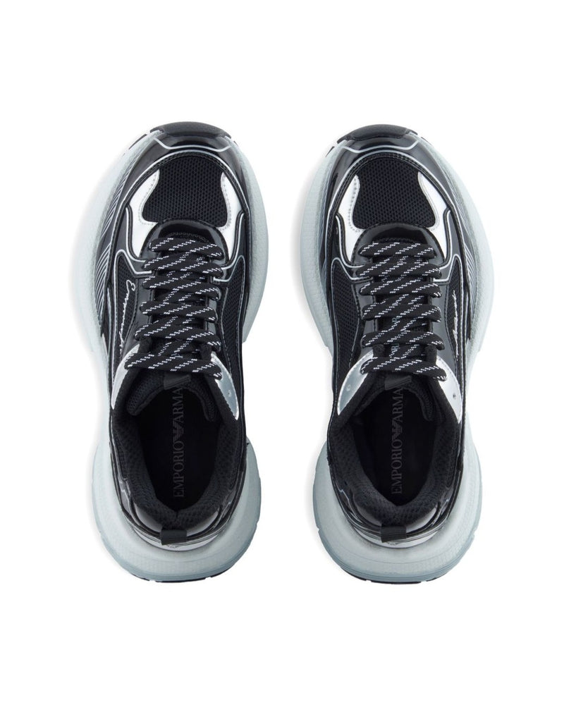 Armani Black Emporio Exclusive Sneakers Glam Steals