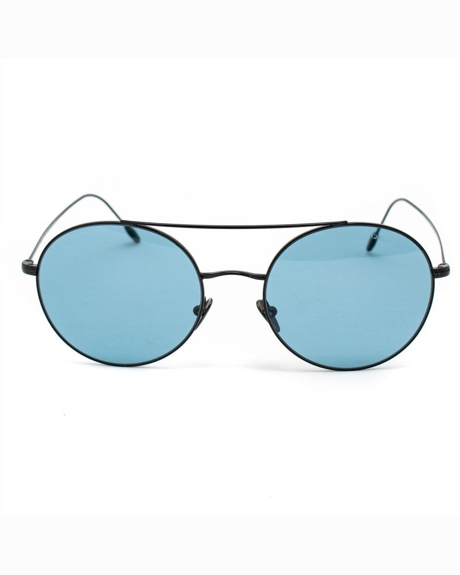 Armani Blue Metal Sunglasses Glam Steals