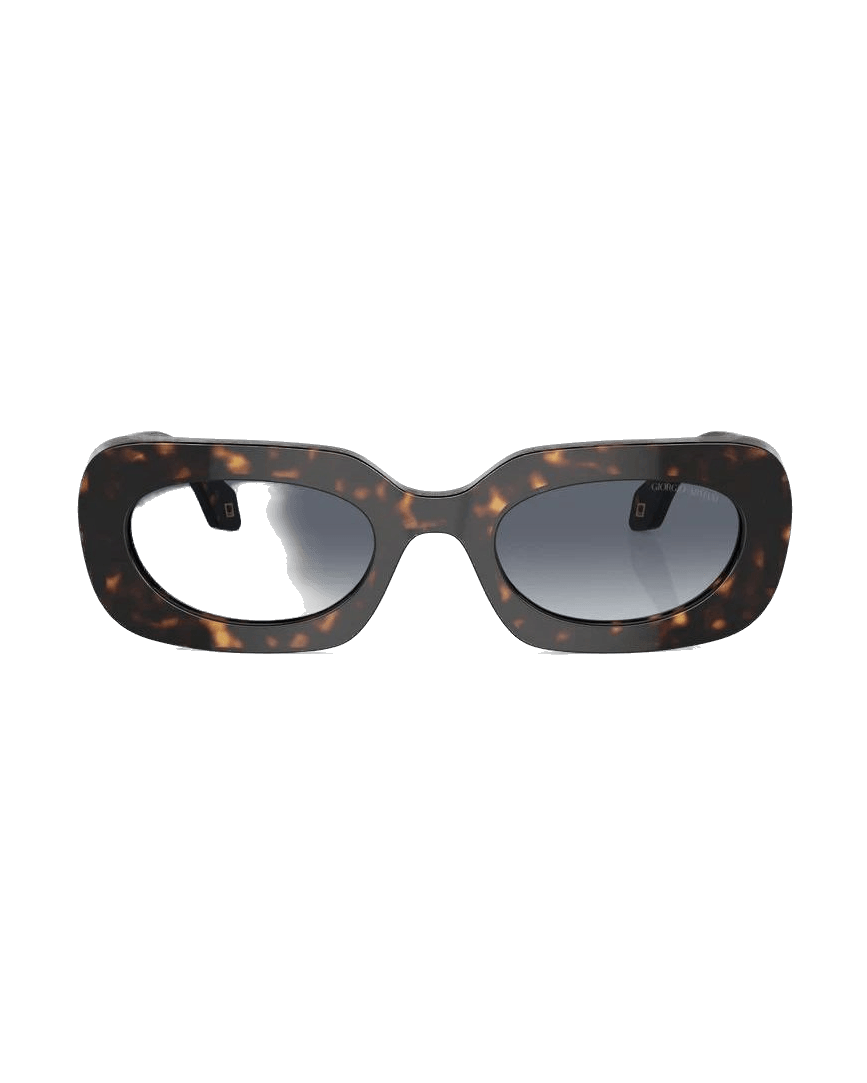 Armani Brown Acetate Sunglasses Glam Steals