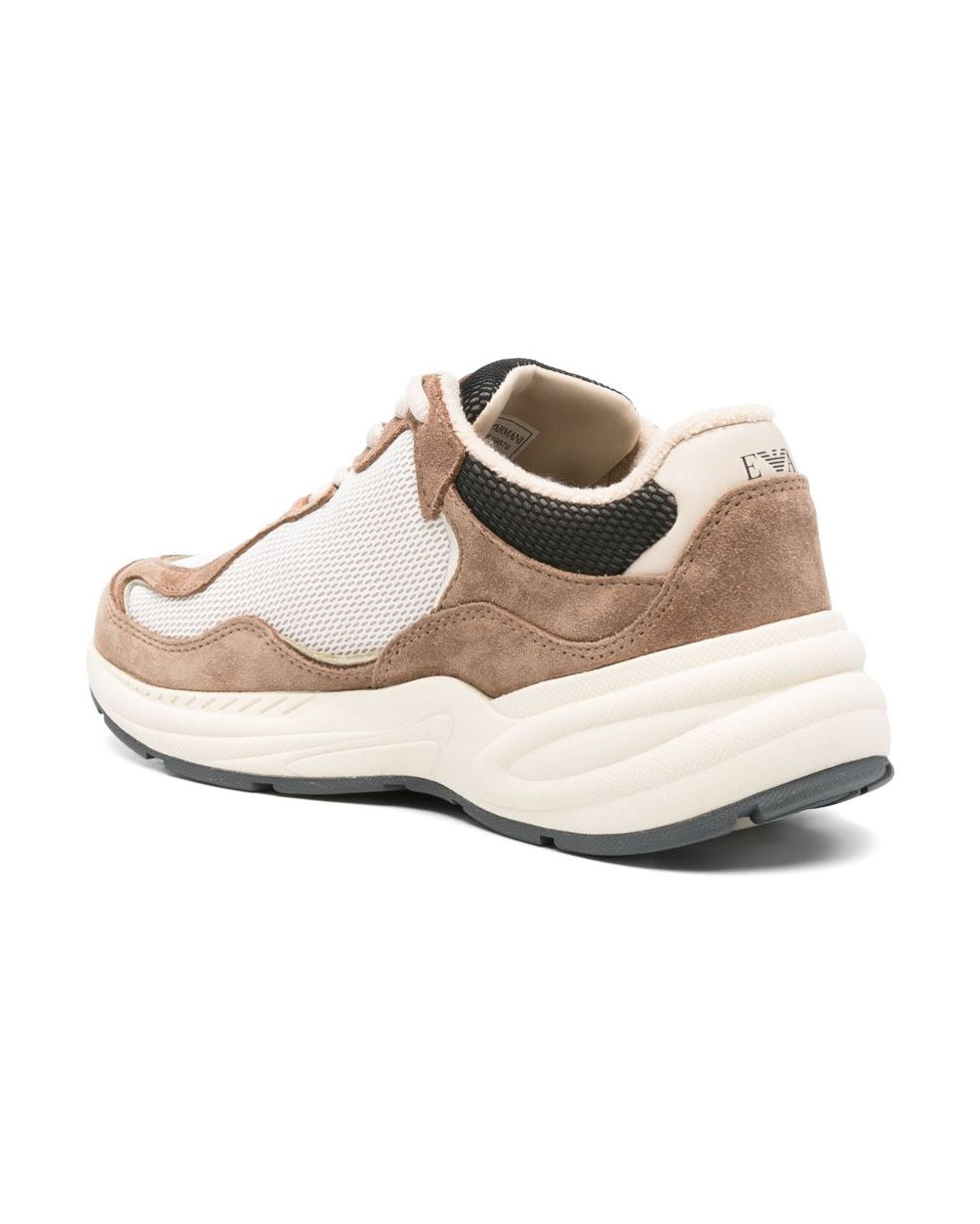 Armani Brown Emporio Exclusive Sneakers Glam Steals