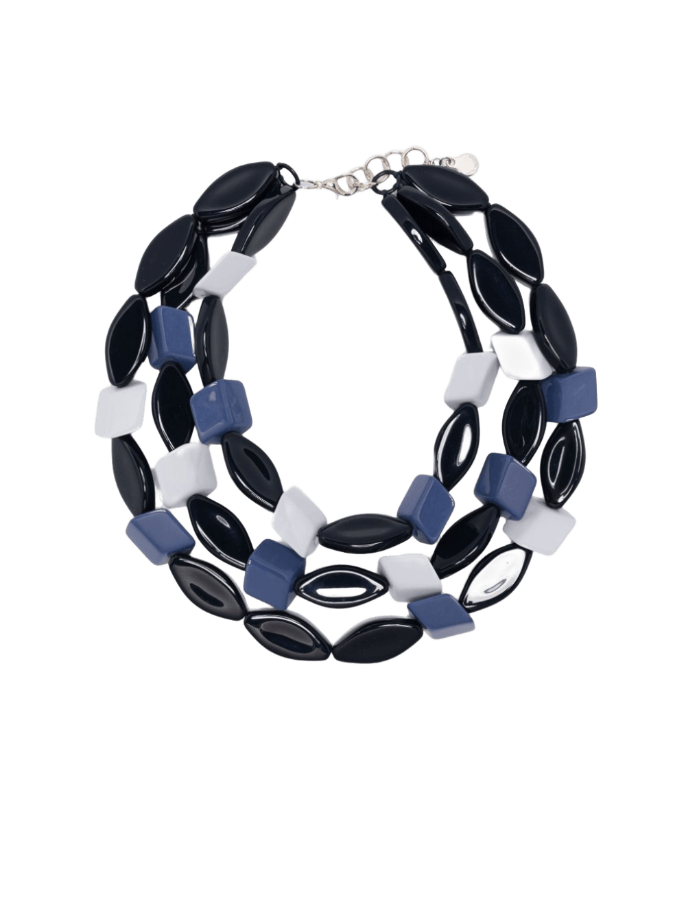 Armani Emporio Exclusive Multi Strand Necklace with Shaped Stones Glam Steals