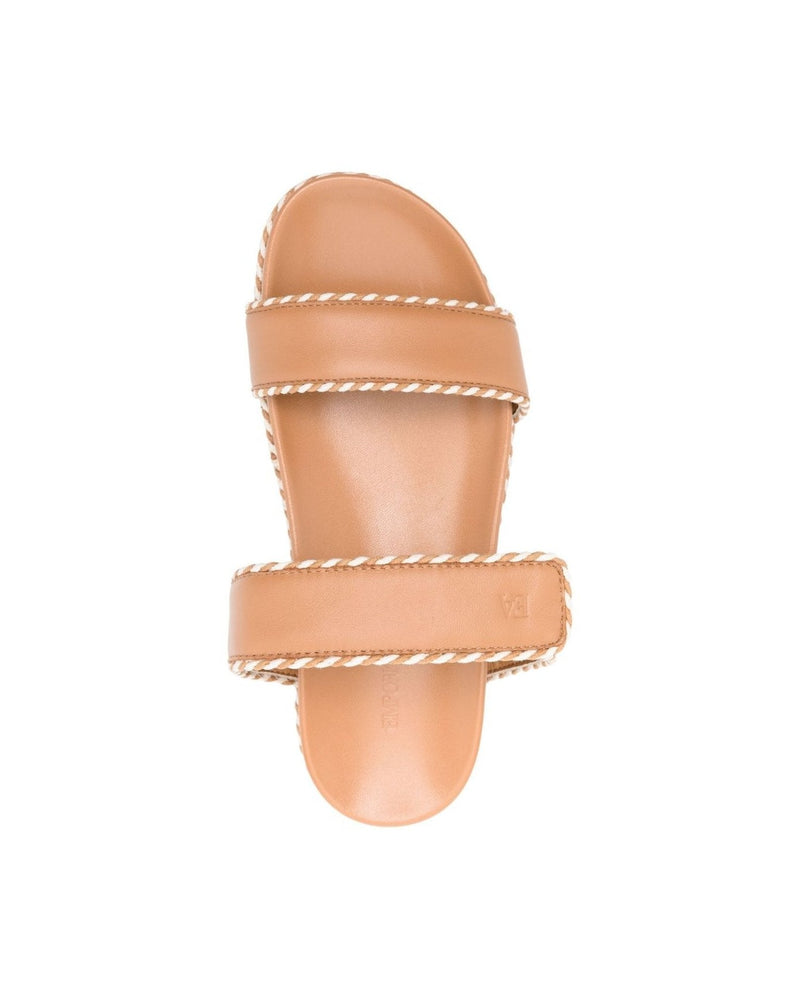 Armani Emporio Exclusive Sandals with Nappa Strap and Two Tone Profiles Glam Steals