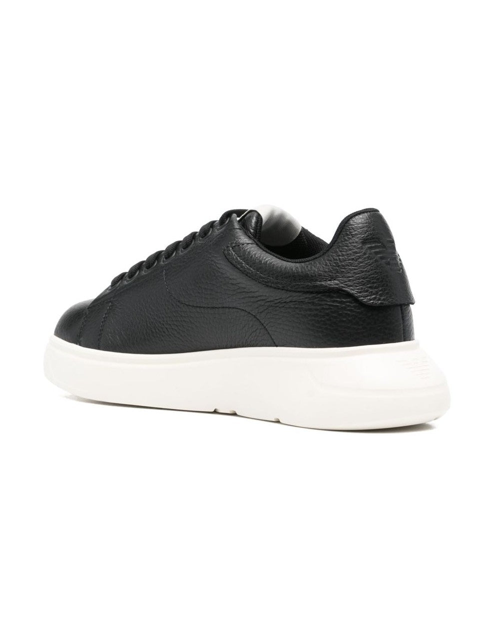 Armani Leather Emporio Exclusive Tumbled Sneakers Glam Steals